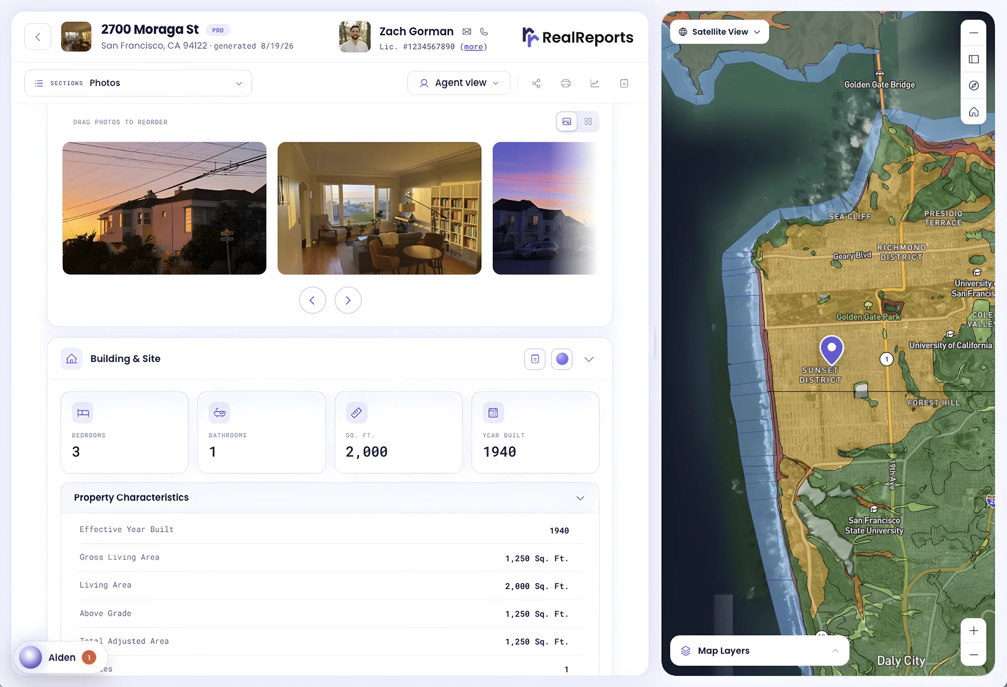 A RealReport property intelligence report